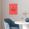 Quote - Zomer - Roze poster papier klein -sfeer3