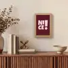Nice - Uitroepteken - Rood Light Box met kabel (Tafellamp) klein -sfeer2