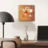 Glazen - Bloem - Oranje plexiglas 5mm klein -sfeer6
