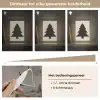 Kerstboom - Zwarte kerstboom - Boom - Japandi Light Box met kabel (Wandlamp) klein -USP_dimbaarNL