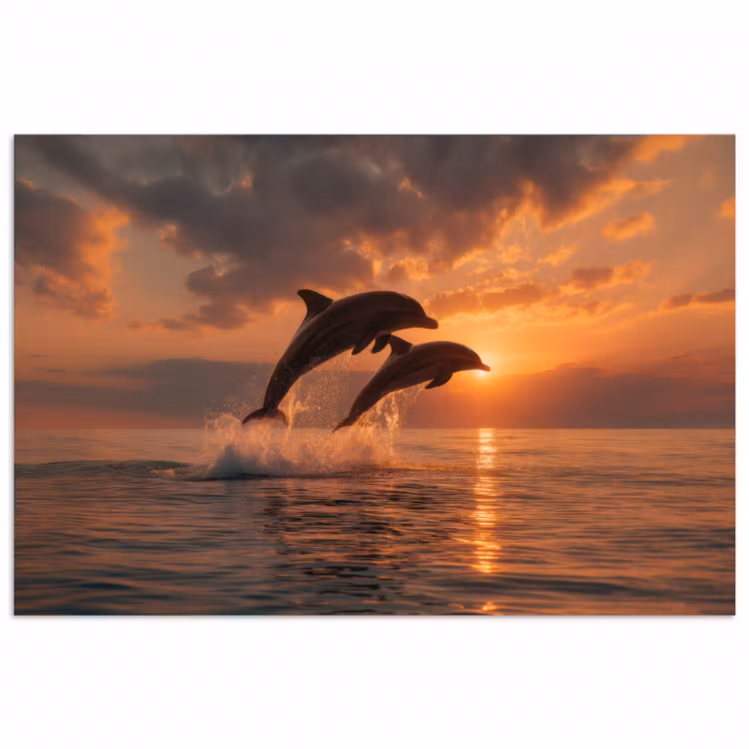 Poster - Delfine - Meer - Realistisch