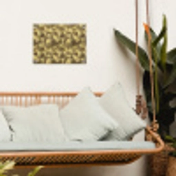 Modern - Cirkel - Goud tuinposter los doek klein 239 -sfeer7