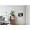 Sphynx - Kat - Dieren - Humor - Spaghetti - Zwart Wit textielposter latten blank klein -woonkamer