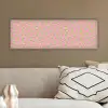Roze - Streepjes - Groen - Peer canvas 2cm klein 828 -sfeer3