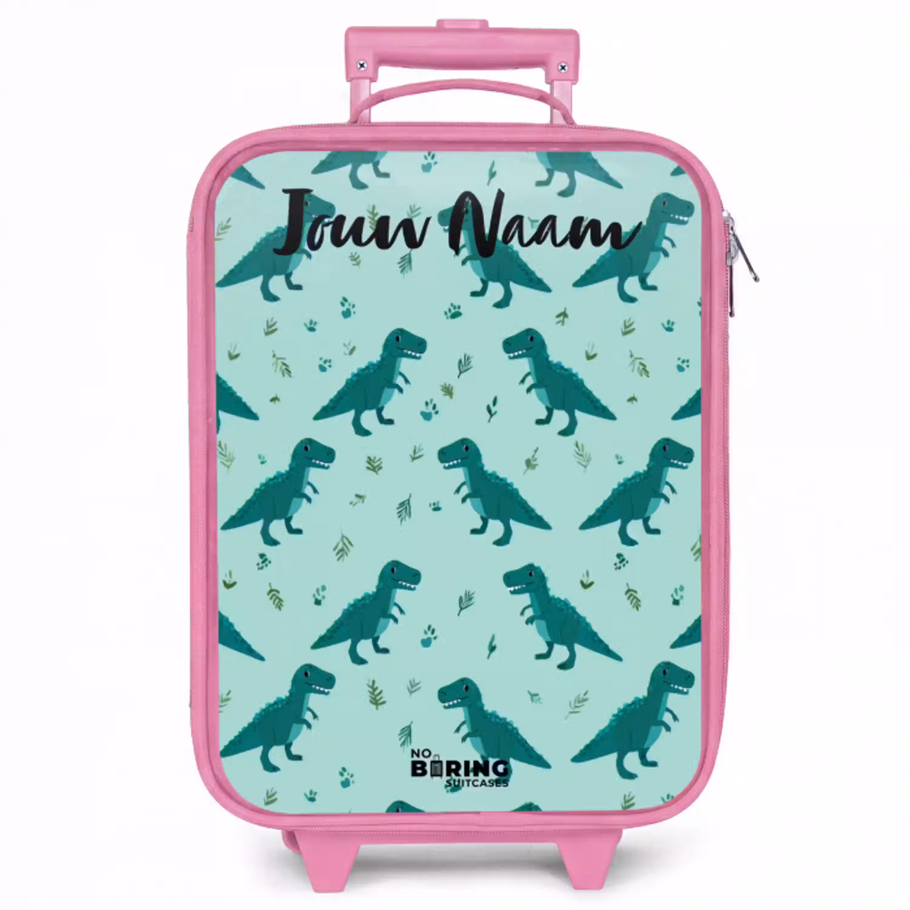 Dinos - Patroon - Groen Kinderkoffer - Roze klein -zzz_website3d