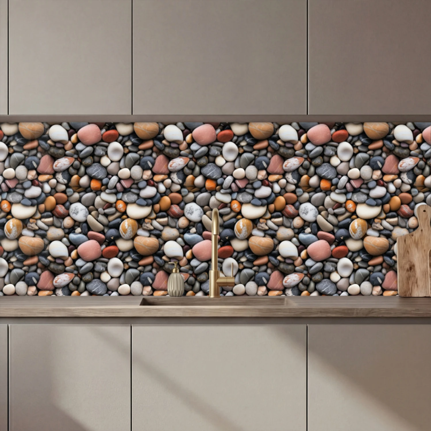 Natuur - Kleuren - Stenen keuken achterwand 2 middel 871 zz_3dshopping