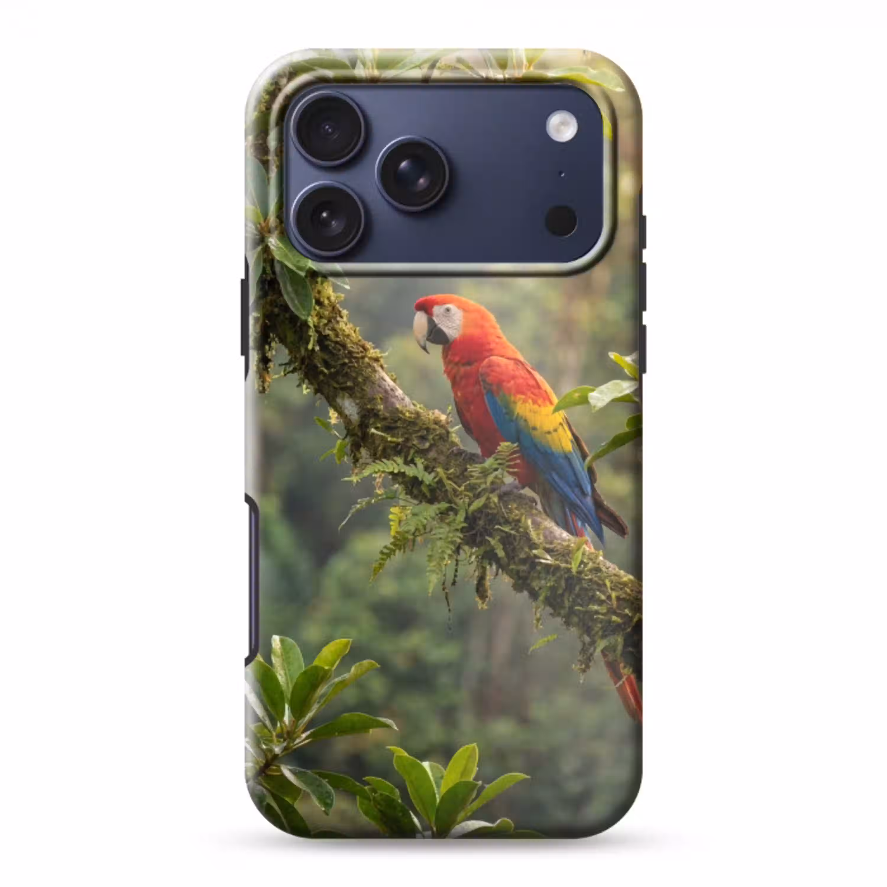 Ara - Jungle - Rood Toughcase MagSafe Apple iPhone 17 Pro Max klein -3d