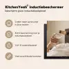 Champagne - Bed - Bubbels Inductie beschermer vinyl 3mm middel -sfeer2