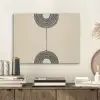 Geometrische bogen - Minimalistisch - Symmetrisch PET vilt klein -sfeer1
