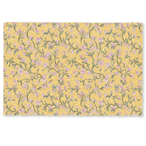 Bloemen - Motief - Geel Deurmat klein 898 -zkaufland3d