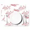 Chimpansee - Beplanting - Rood Placemat vinyl groot 368 -zzsfeer2_Kitchenyeah-website