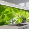 Natuur - Lente - Groen - Bladeren keuken achterwand 2 middel -3d_schuin