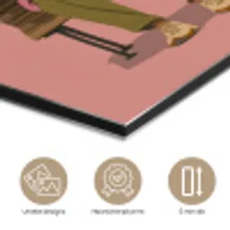 Illustratie - Bankje - Personen - Minimalistisch aluminium wit klein -closeup_NL