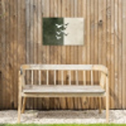 Japandi - Vogel - Groen Tuinposter op houten frame 2 cm dik klein -sfeer4