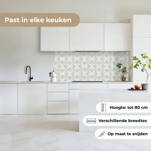 Patronen - Zilver - Retro keuken achterwand 2 middel 871 -sfeer4_NL