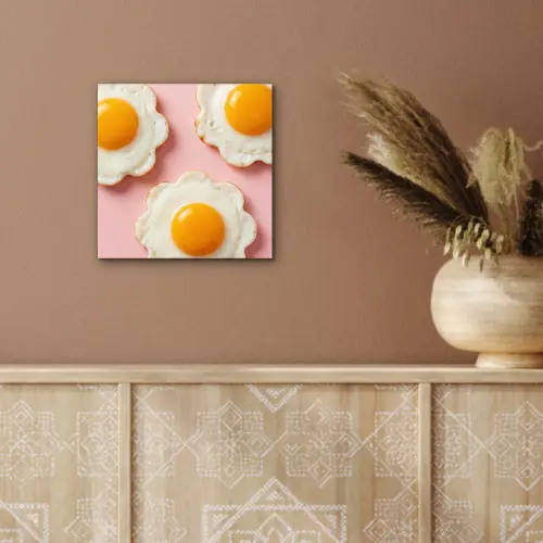 Eieren - Bloem - Roze aluminium wit klein -sfeer4