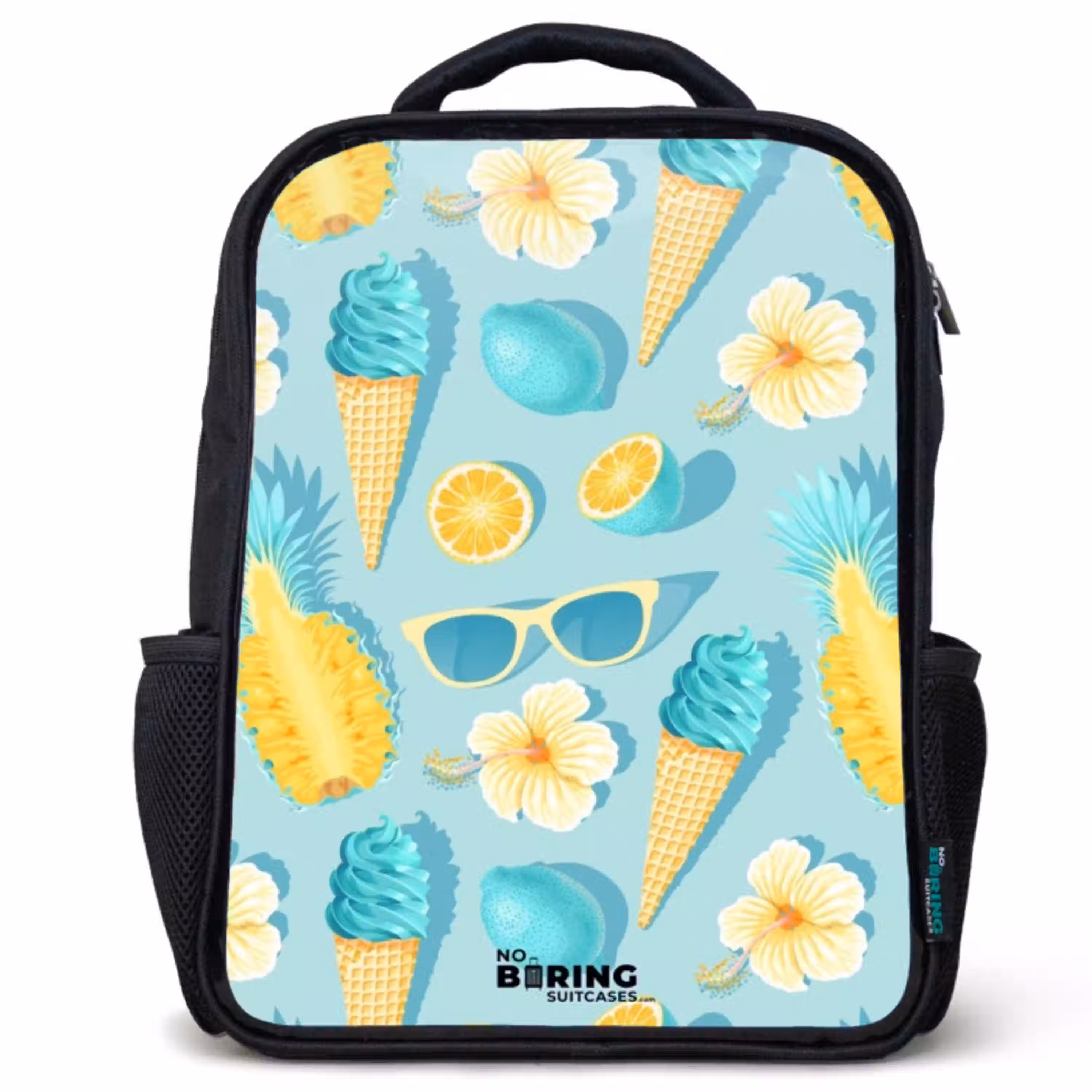 Ibiza icecream Rugzak - Zwart middel -3d