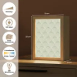 Waaiers - Patroon - Groen Light Box met kabel (Tafellamp) klein 925 -USP_websiteoverzichtDE
