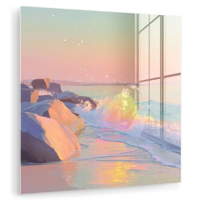 Zomerlicht - Strand - Fonkelende accenten plexiglas 5mm klein -zzzproduct_nieuw