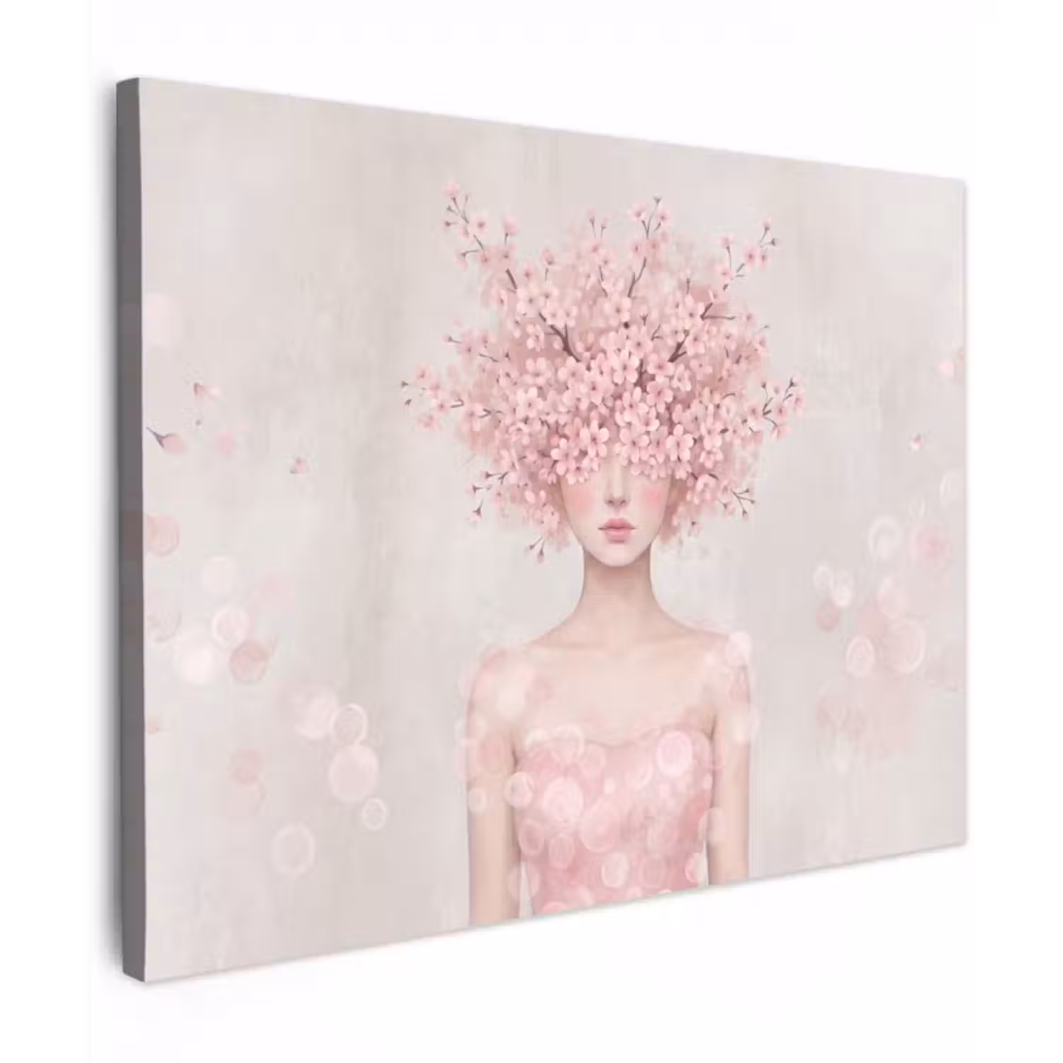 Canvas Print - Portrait - Cherry Blossom - Pink