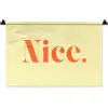 Nice - Oranje - Geel - Minimalistisch Wandkleed katoen klein -zz3d