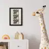 Japandi - Zwart - Decoratie - Vintage fotolijst zwart zonder passe partout klein -usfeer4_kinderkamer
