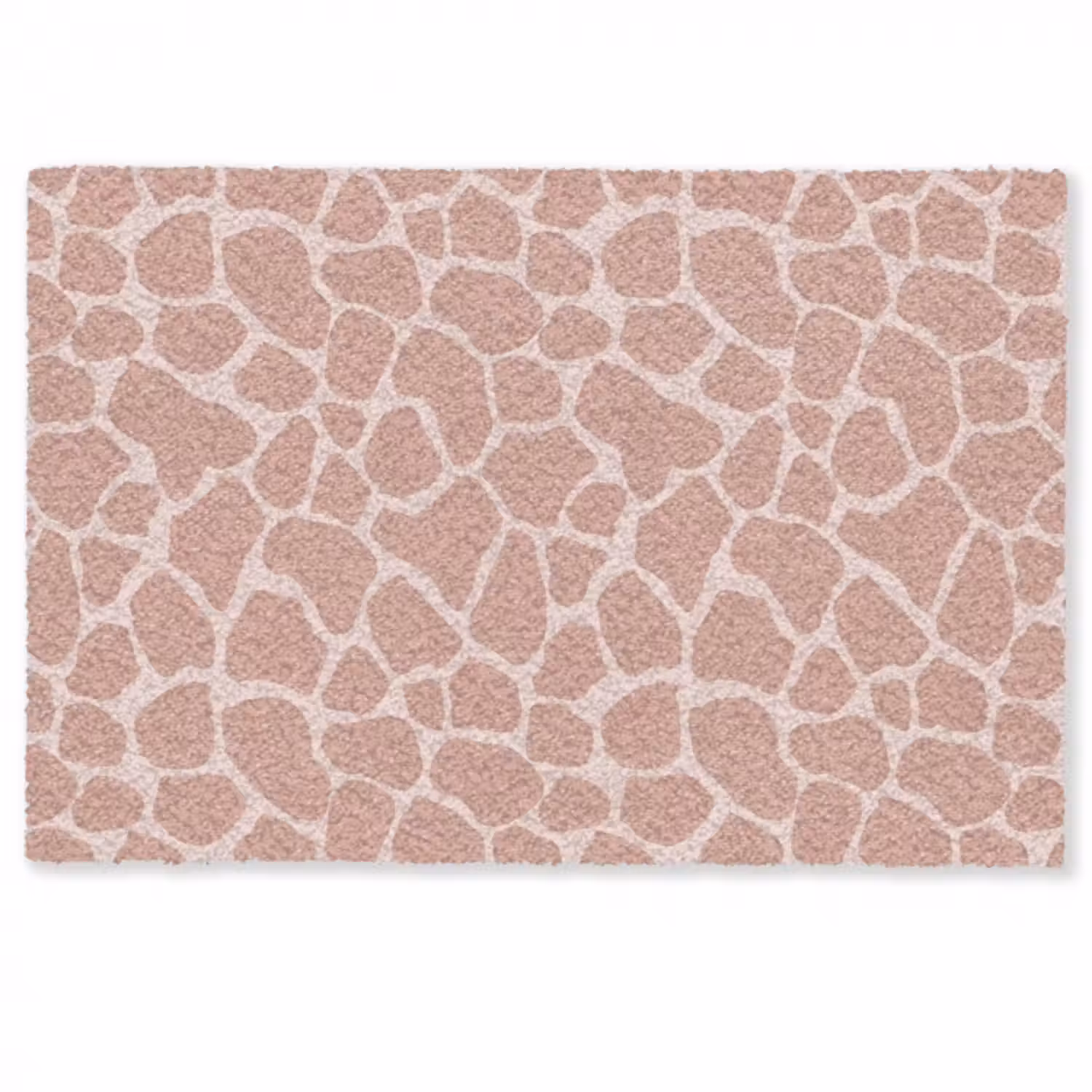 Fußmatte - Giraffe - Hellrosa - Warm - Rosa