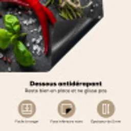 Contrast in Smaak en Textuur Inductie beschermer vinyl 3mm middel -usfeer4_FR