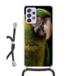 Ara - Portret - Groen Hoesje Samsung Galaxy A52 5G met koord klein -3d