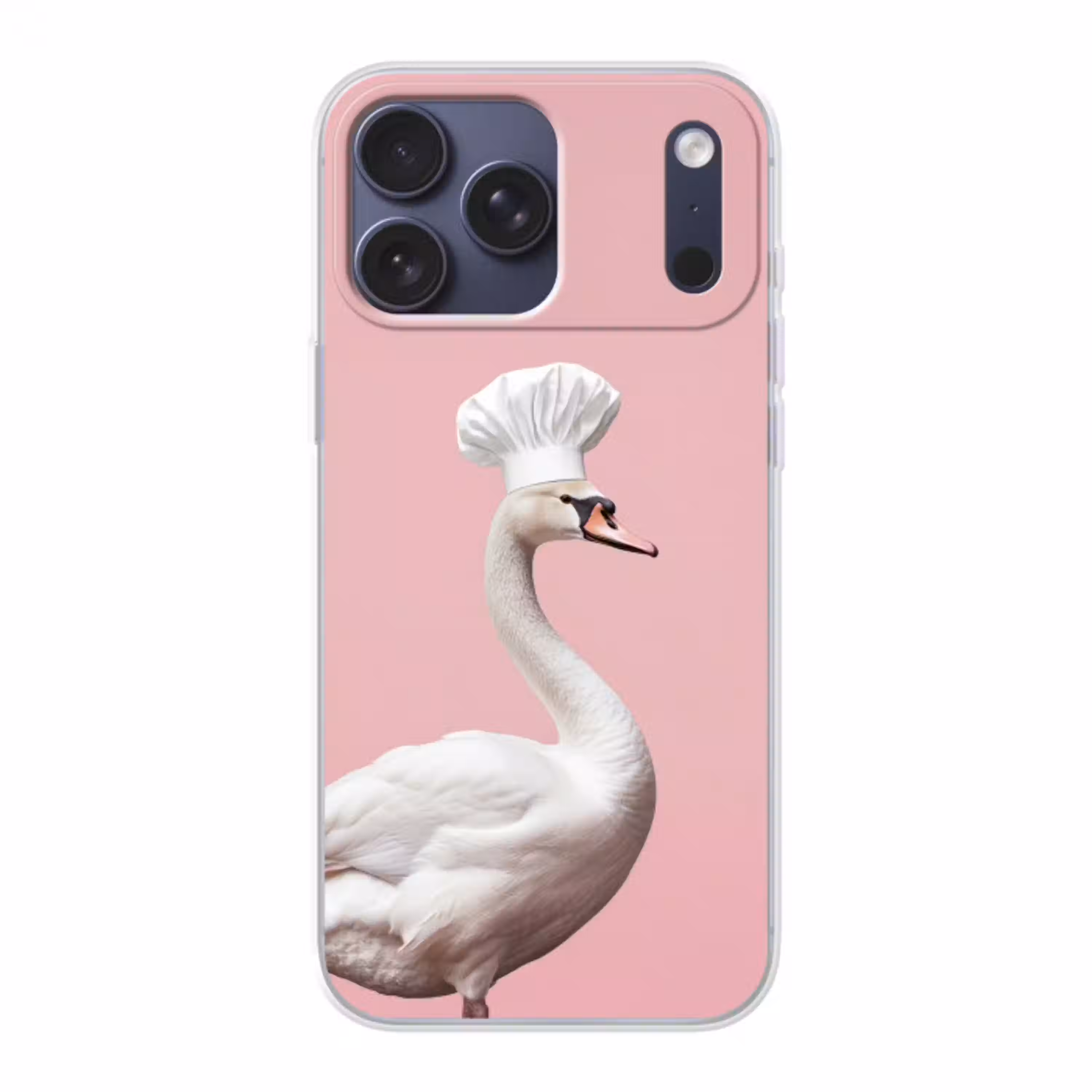 Zwaan - Koksmuts - Mooi - Klassiek Telefoonhoesje iPhone 17 Pro Max klein -3d