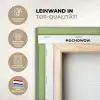 Minimalistisch - Kopjes - Matcha -Groen KitchenYeah - Keuken - Canvas klein -ycloseup