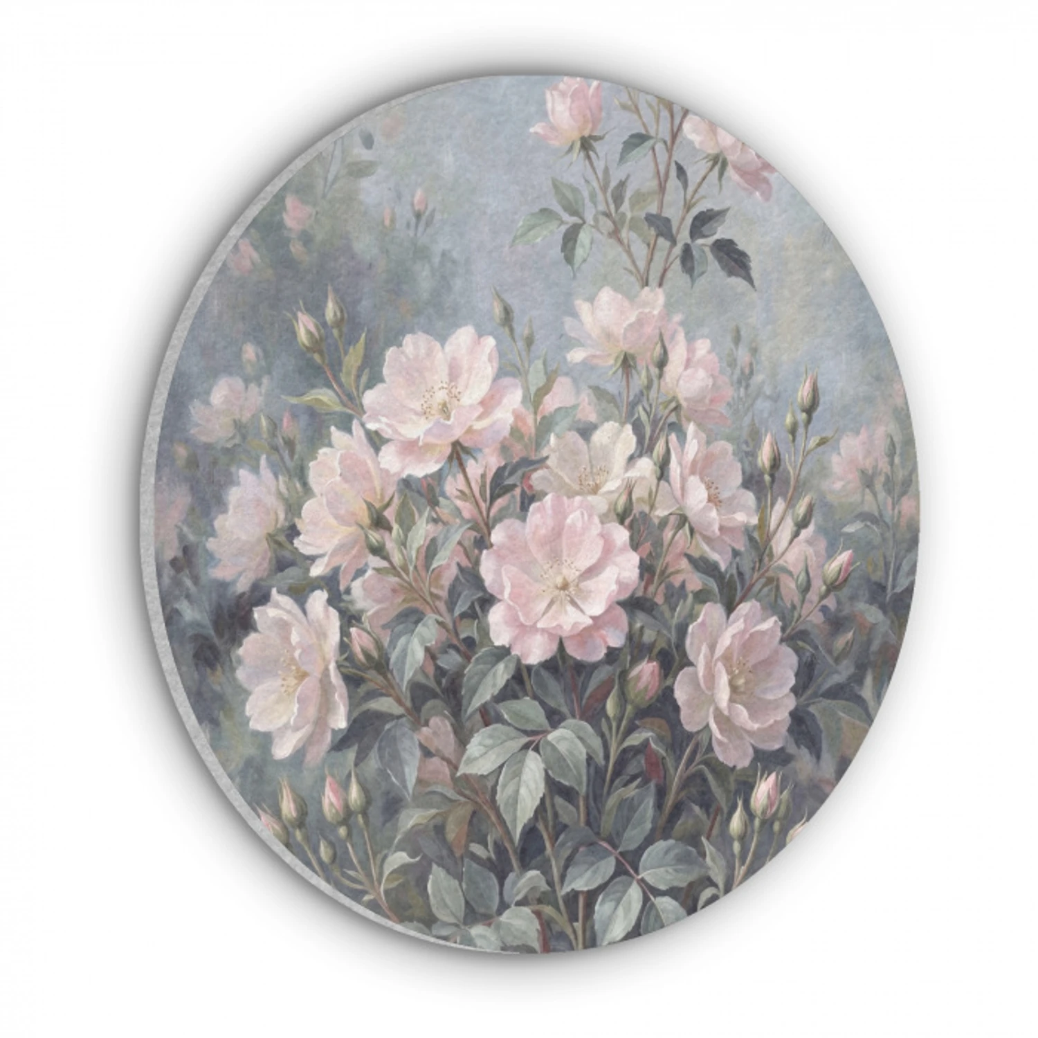 Rozen - Illustratie - Roze Akoestische PET Vilt - Rond klein -3d