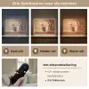 Chocomelk - Drinken - Warm - Bruin Light Box met batterij (Wandlamp) middel -USP_lichtkleurNL