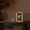 Maïskolf - Glanzend metaal - Elegant Light Box met kabel (Tafellamp) klein -sfeer4