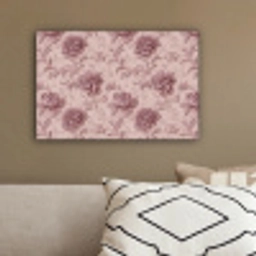 Reliëf - Pioenrozen - Roze canvas 2cm klein 34 -sfeer3