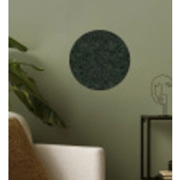 Bloemen - Lijnen - Groen Wandcirkel behangsticker klein 186 -sfeer2
