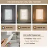 Beige - Vintage - Japandi - Decoratie Light Box met kabel (Tafellamp) klein -USP_lichtkleurNL