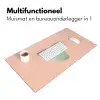 Bakje - Ijs - Aardbei - Roze Muismat XXL klein -sfeer4
