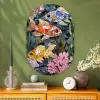 Vissen - Koraal - Zee - Mozaïek Wandcirkel Ovaal Glas middel -sfeer2