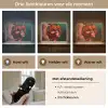 Vrouw - Drankenfruit - Rozen Light Box met batterij (Wandlamp) middel -USP_lichtkleurNL
