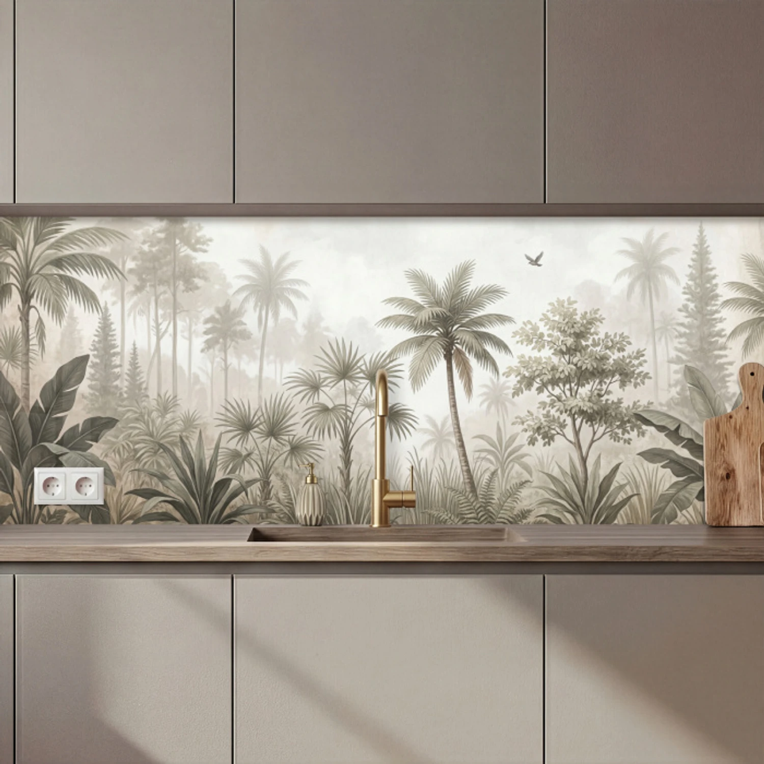 Jungle - Palmbomen - Natuur keuken achterwand 2 middel zz_3dshopping