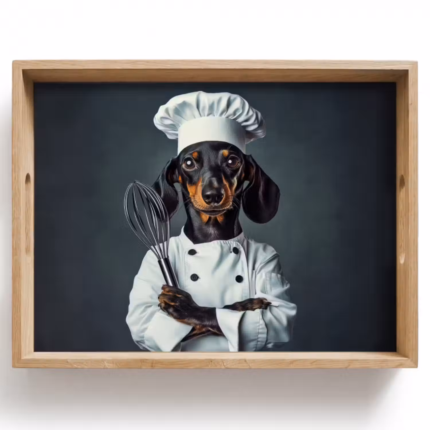 Tablett - Hund - Garde - Koch