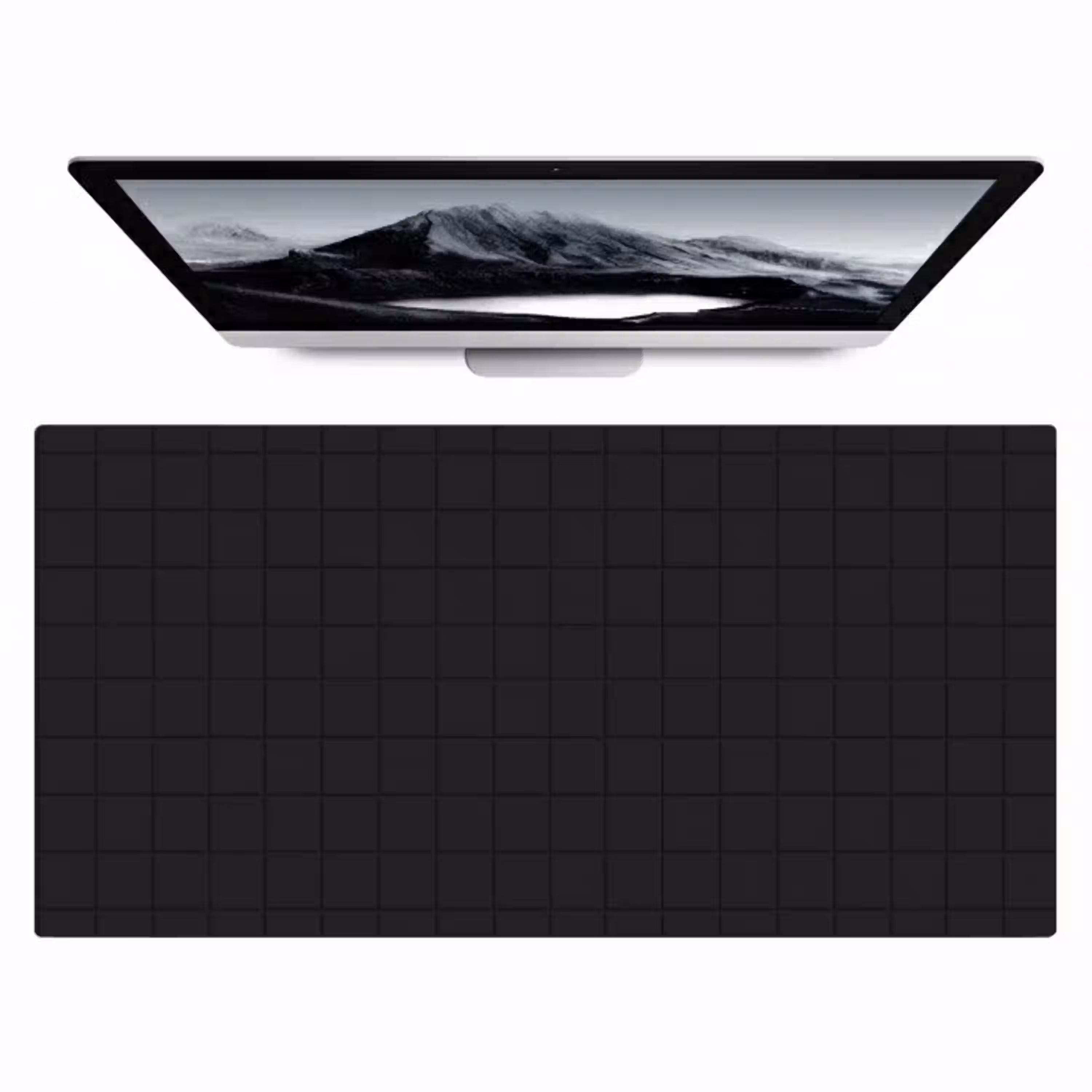 Tegels - Patroon - Mat - Zwart Muismat XXL klein 681 -zzz3d