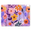 Bloemen - Kleurrijk - Bladeren muismat rubber klein -3d