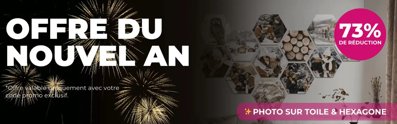 Offre du nouvel an, offer valable uniquement avec votre code promo exclusif.