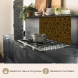 Bruin - Vlekken - Graniet keuken achterwand 2 middel 865 -usp_FR