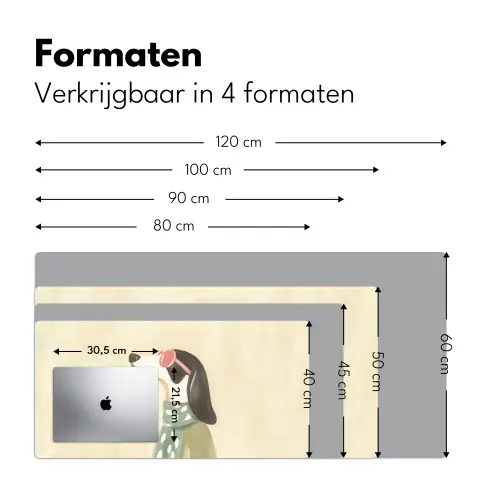 Hond - Zonnebril - Sjaal Muismat XXL klein -sfeer5