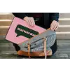 Roze - Tekstwolk - Groen - BLAH BLAH BLAH laptophoes neopreen klein -tas