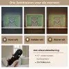 Panter - Zebrapatroon - Groen Light Box met batterij (Wandlamp) middel -USP_lichtkleurNL