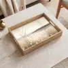 Meer - Water - Natuur - Beige Dienblad Rechthoek middel -sfeer1